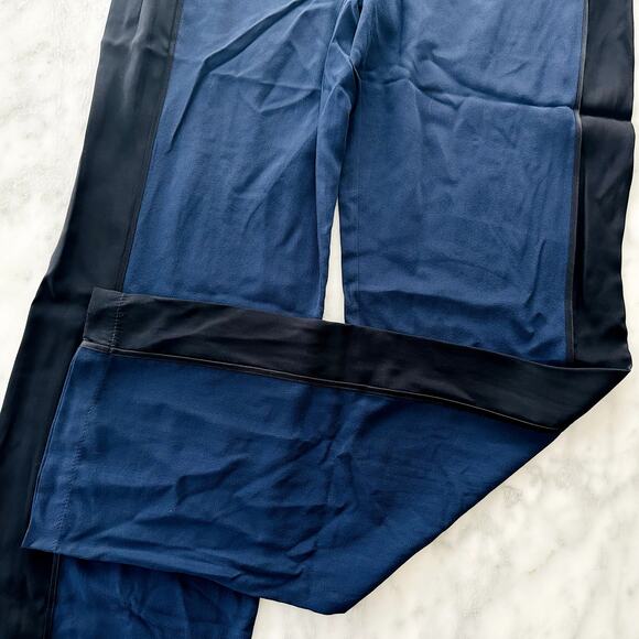 Rag & Bone Rosa Silky Jumpsuit 4 NWT Navy/Black Spaghetti Strap Summer Wedding - Picture 5 of 7